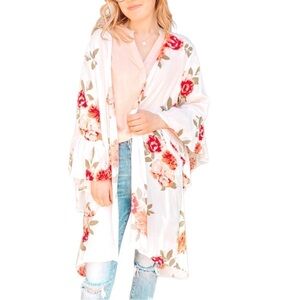 David & Dani Show Your Radiance Kimono Floral